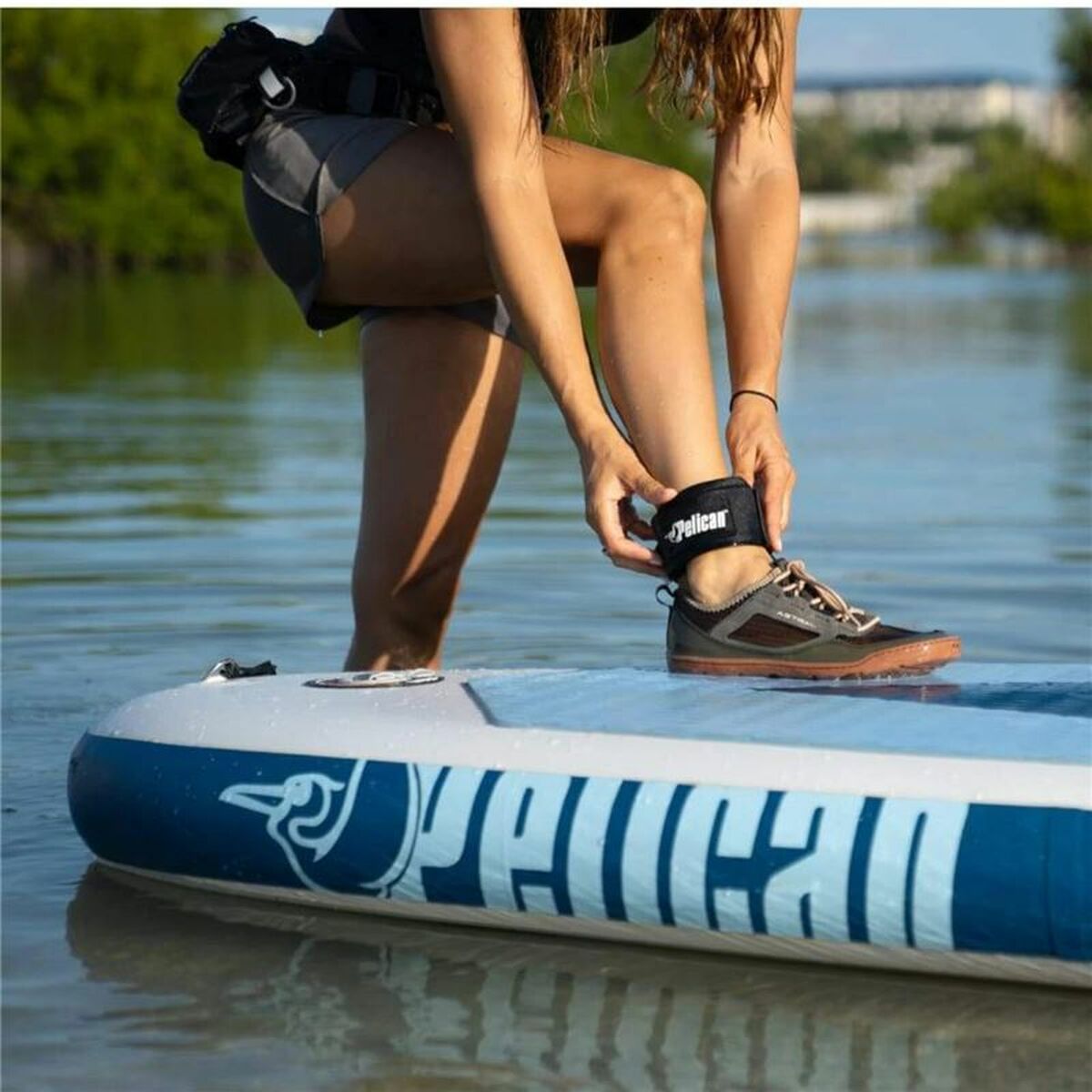 Ilmatäytteinen Paddle Surf Board Tarvikkeilla BORACAY Sininen