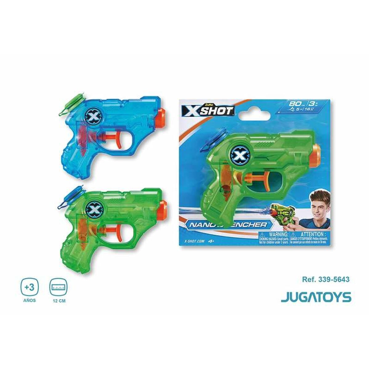 Vesipistooli X-Shot Warfare 12 cm