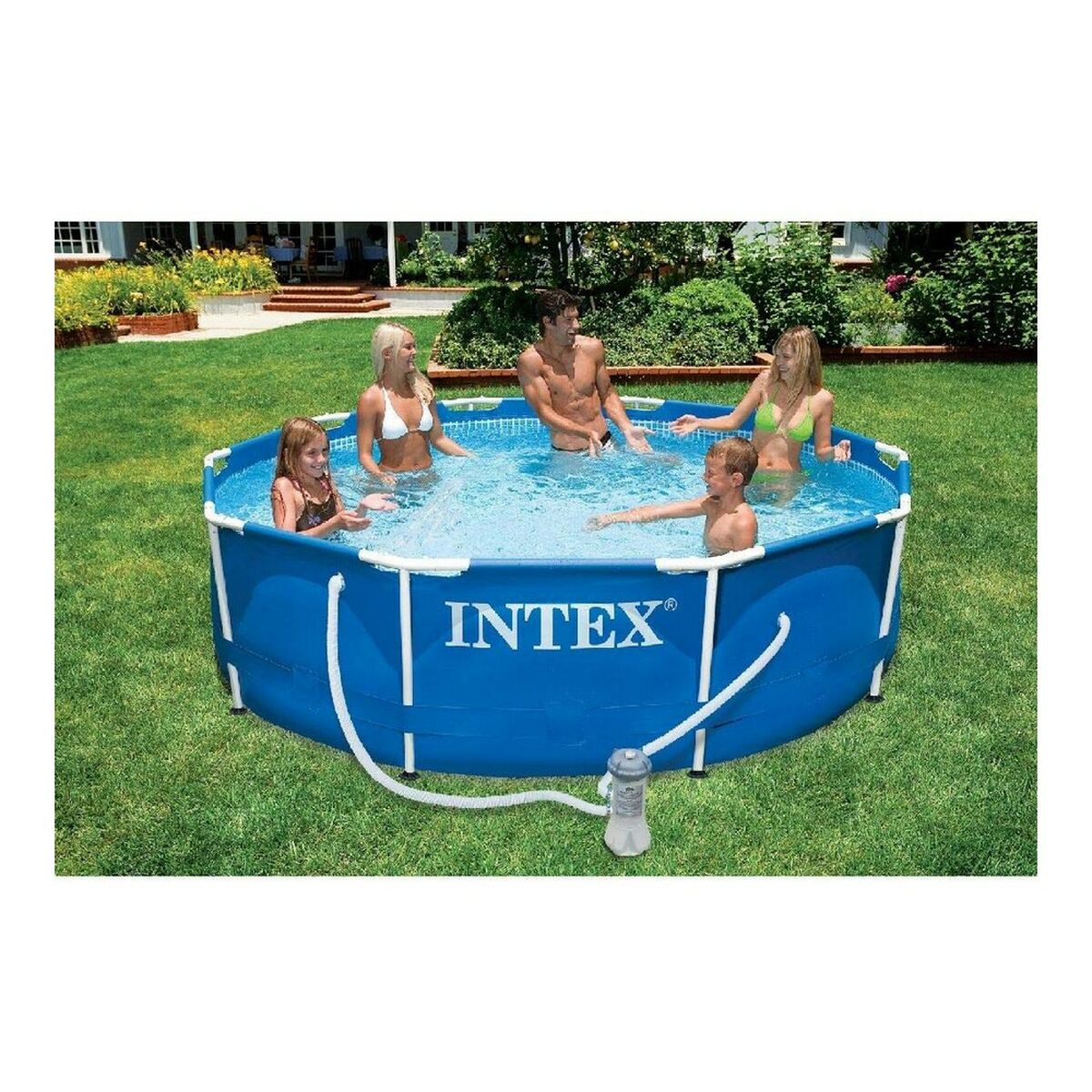 Irrotettava allas Intex Sininen KIT 4485 L (ø 305 x 76 cm)