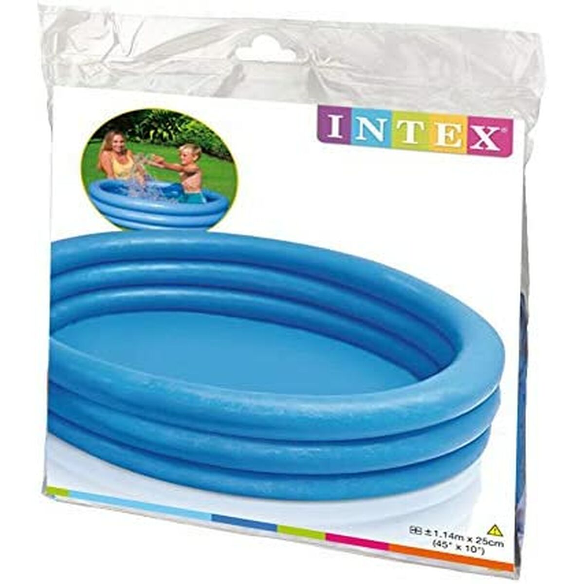 Puhallettava lasten kahluuallas Intex 156 L 114 x 25 cm