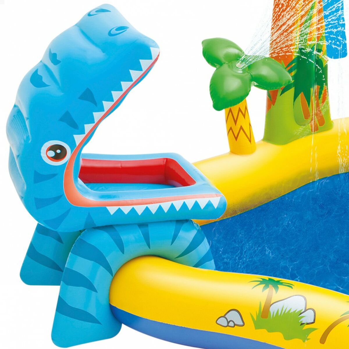 Puhallettava lasten kahluuallas Intex Dinosaurus 272 L 249 x 109 x 191 cm