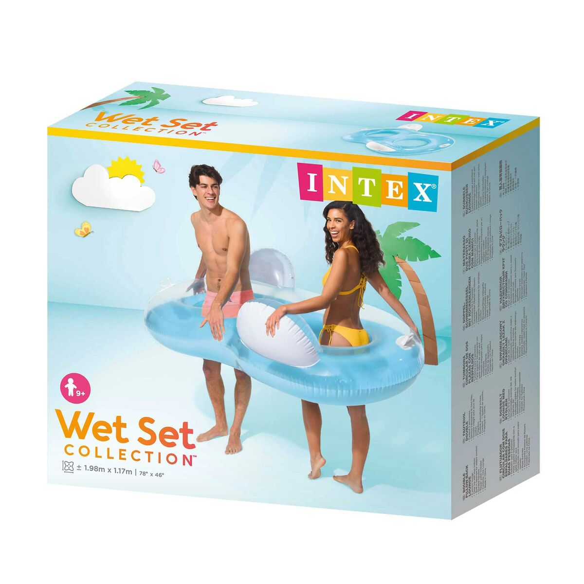 Ilmapatja Intex 56800EU Double Ø 44 cm 198 x 117 cm