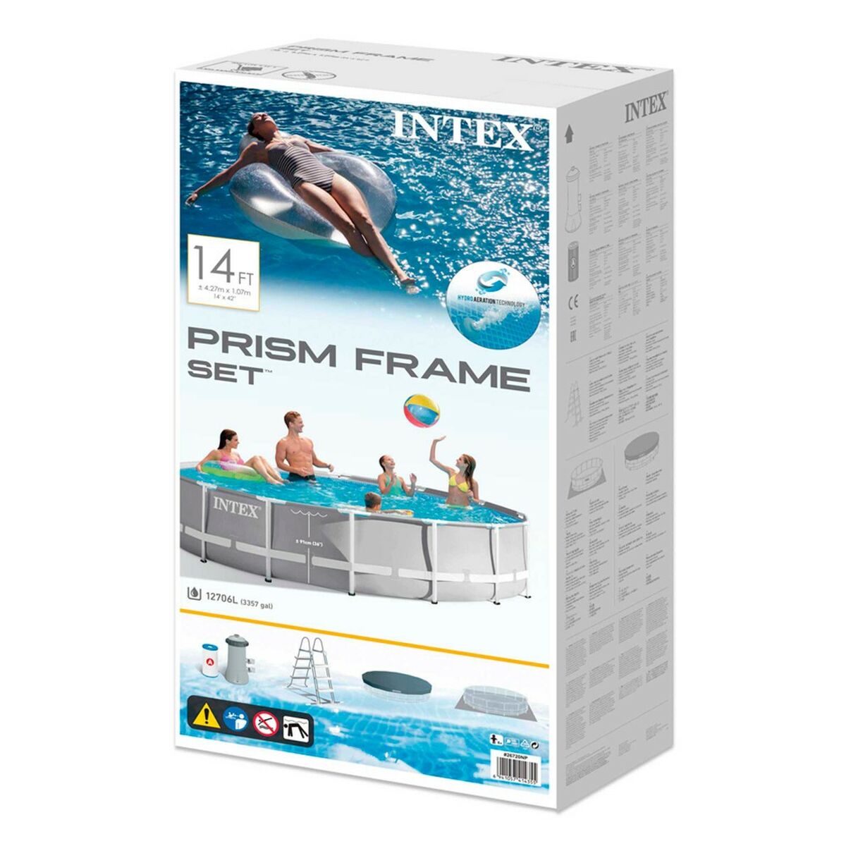 Irrotettava allas Intex 26720 12706 L 427 x 107 x 427 cm