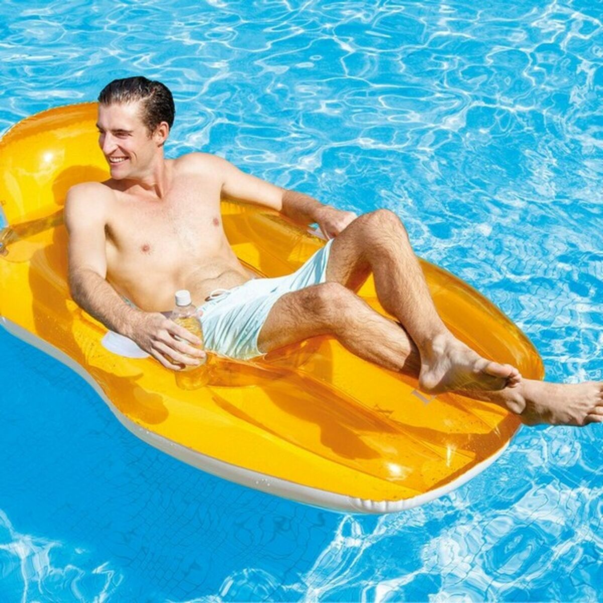 Täytettävä uimatuoli Intex Chill 'n' Float 163 x 104 cm