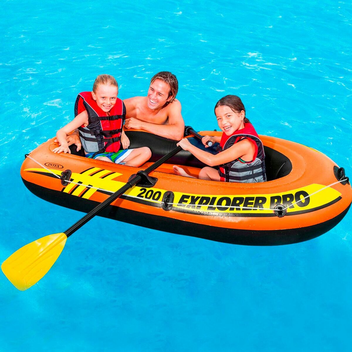 Puhallettava vene Intex Explorer Pro 200 196 x 33 x 102 cm