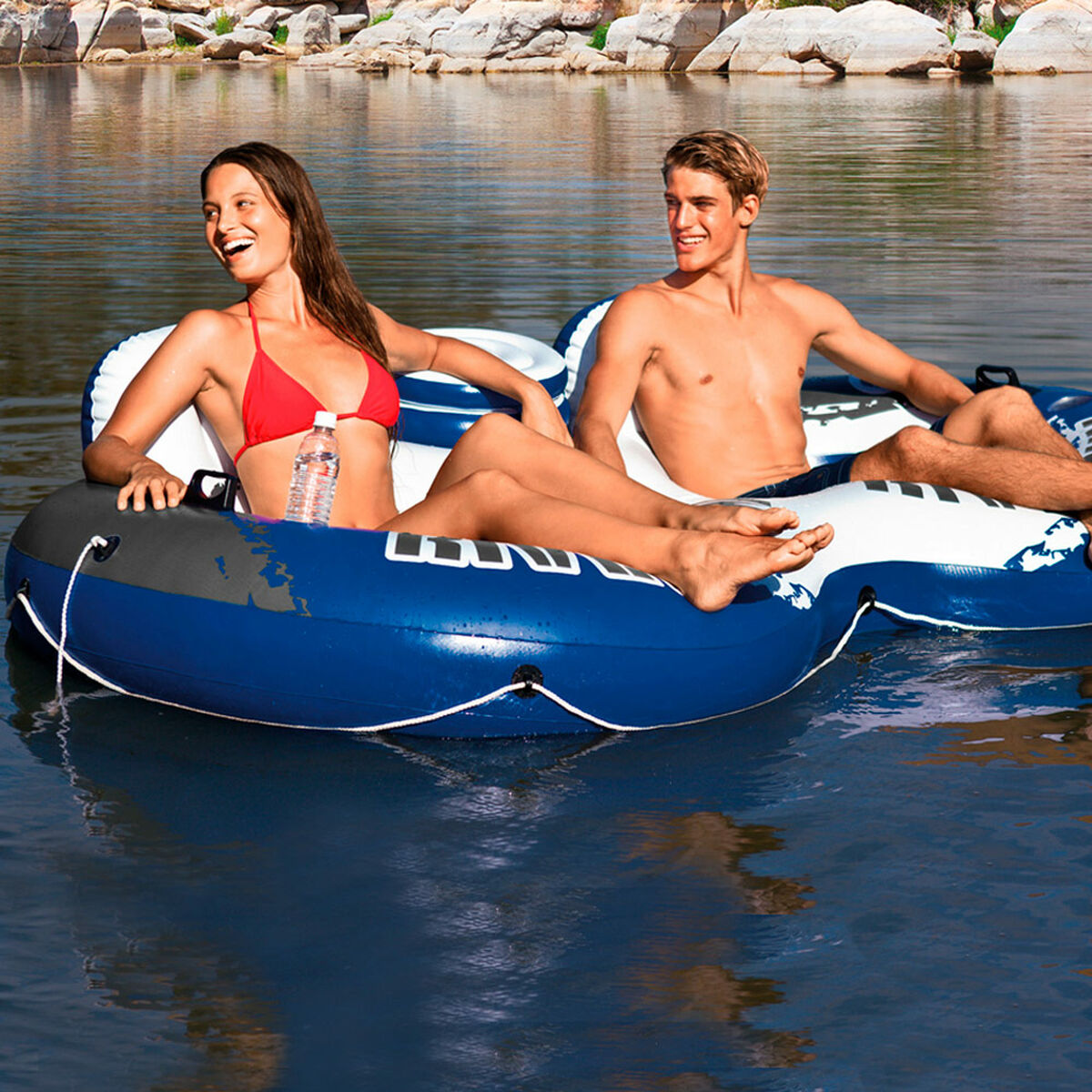 Puhallettava uimakelluke Intex RIVER RUN2 243 x 51 x 157 cm