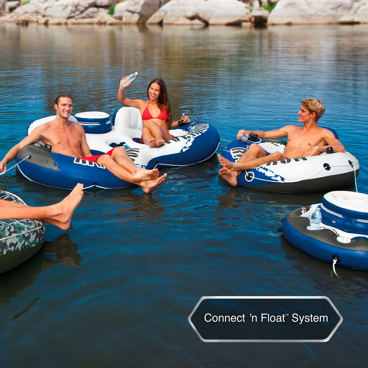 Puhallettava uimakelluke Intex RIVER RUN2 243 x 51 x 157 cm