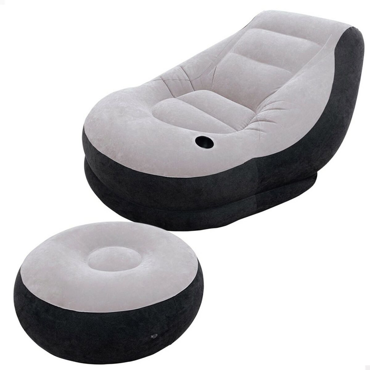 Täytettävä tuoli Intex Ultra Lounge Jalkatuki 99 x 76 x 130 cm