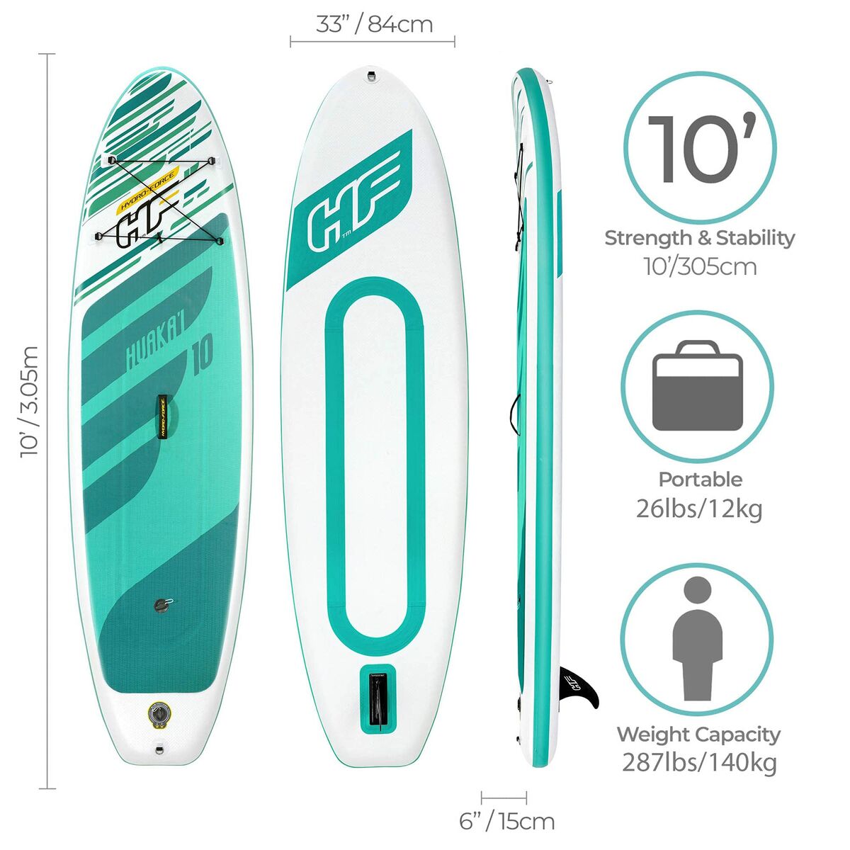 Paddle Surf -lauta Bestway Hydro-Force Huaka'i Tech Monivärinen