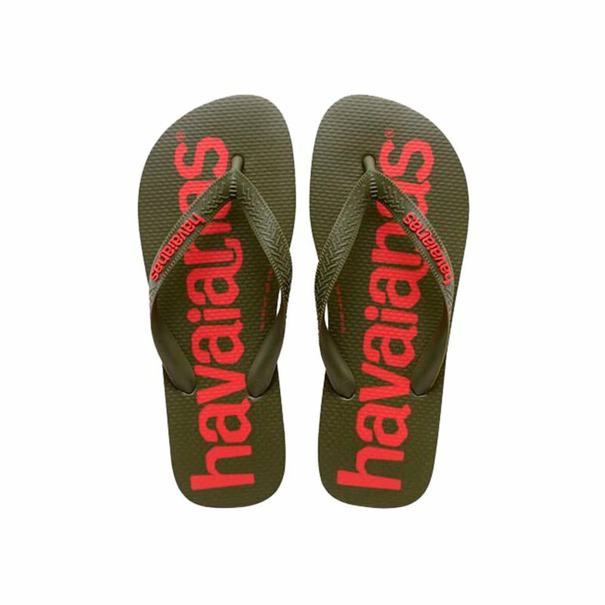 Naisten Flip-flopit Havaianas Logomania Oliivi