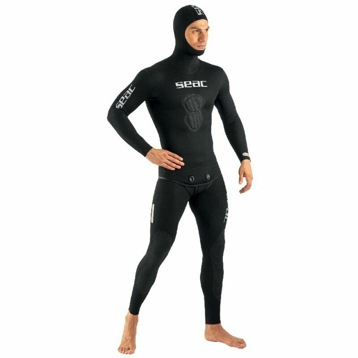Neopreeni Seac Shark 3 mm Musta