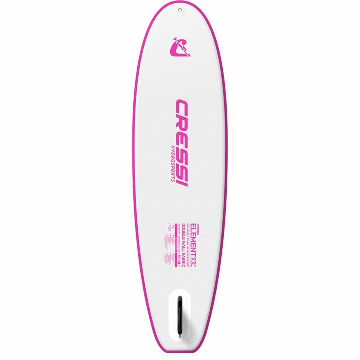 Paddle Surf Board Element All Round Cressi-Sub 9,2" Valkoinen/Pinkki