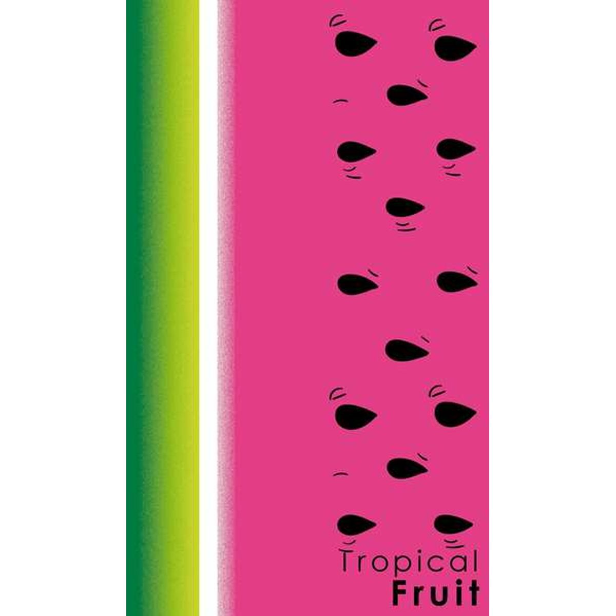Rantapyyhe Secaneta Tropical Fruit Watermelon 100 x 170 cm