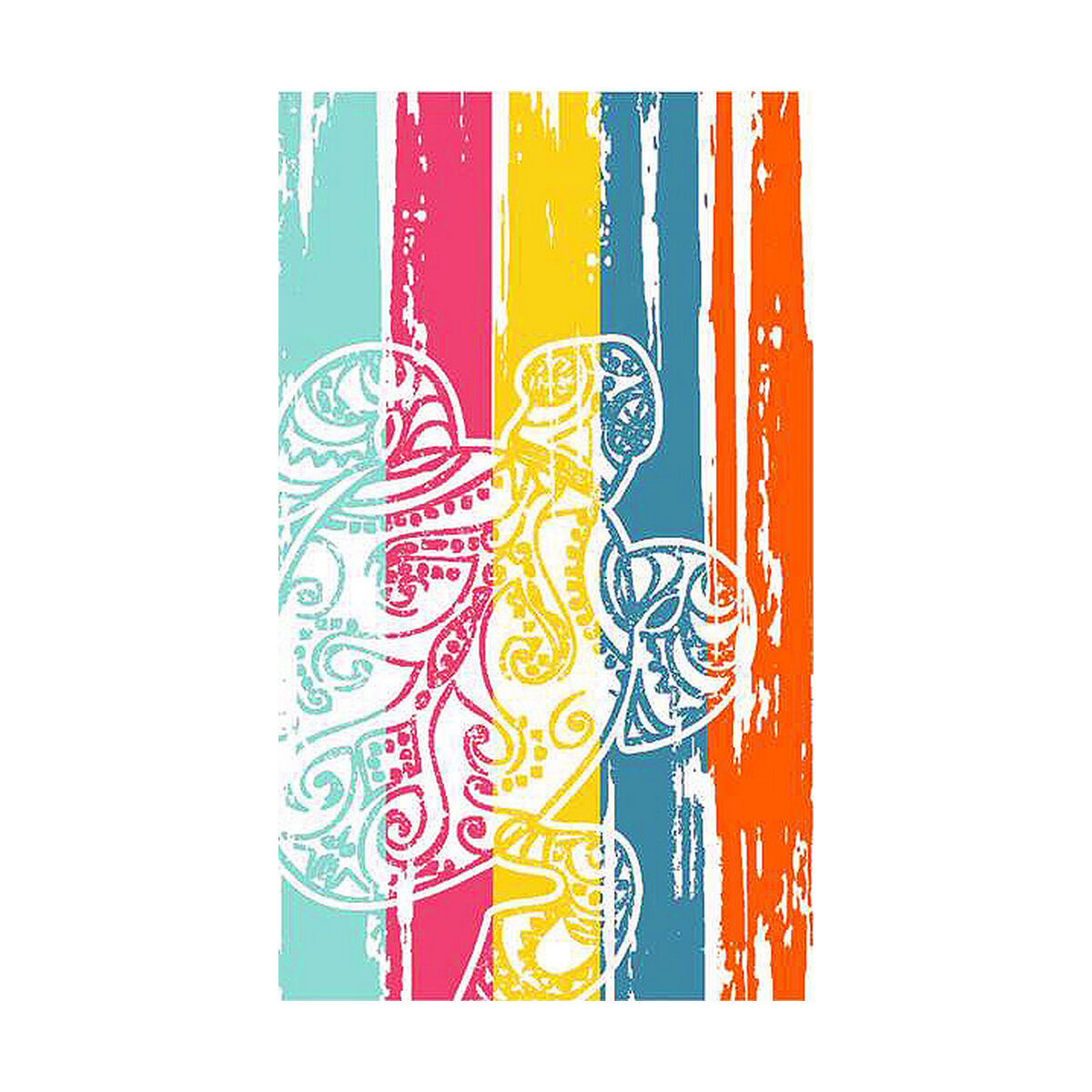 Rantapyyhe Secaneta Kunkuru Kilpikonna Jacquard 100 x 170 cm