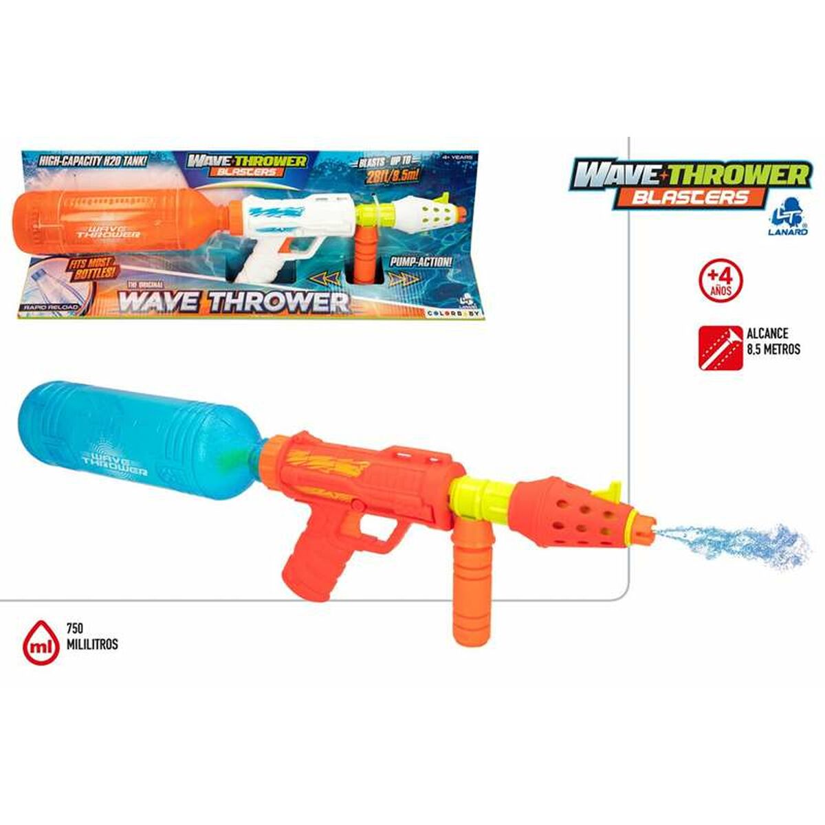 Vesipistooli Colorbaby Wave Thrower Blaster