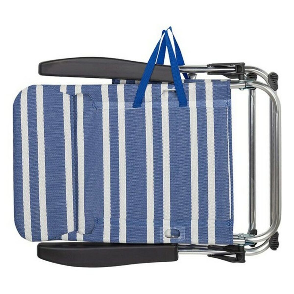 Rantatuoli Colorbaby 62601 Sininen/Valkoinen Alumiini 61 x 50 x 85 cm Valkoinen Laivastonsininen (61 x 50 x 85 cm)
