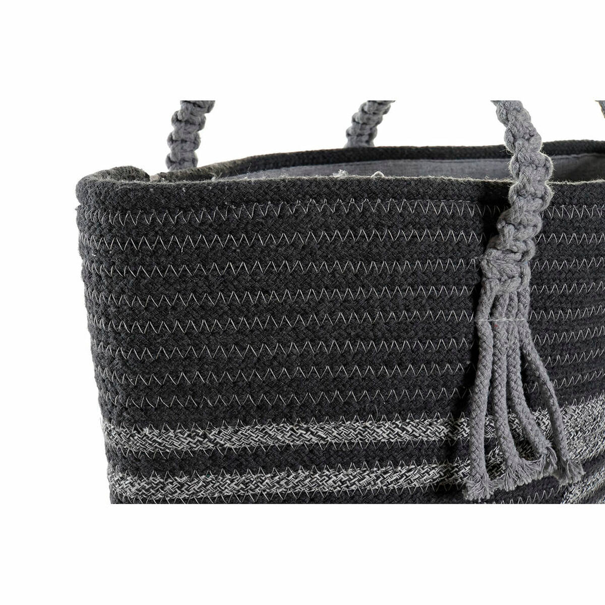 Laukku DKD Home Decor 48 x 16 x 36 cm Harmaa