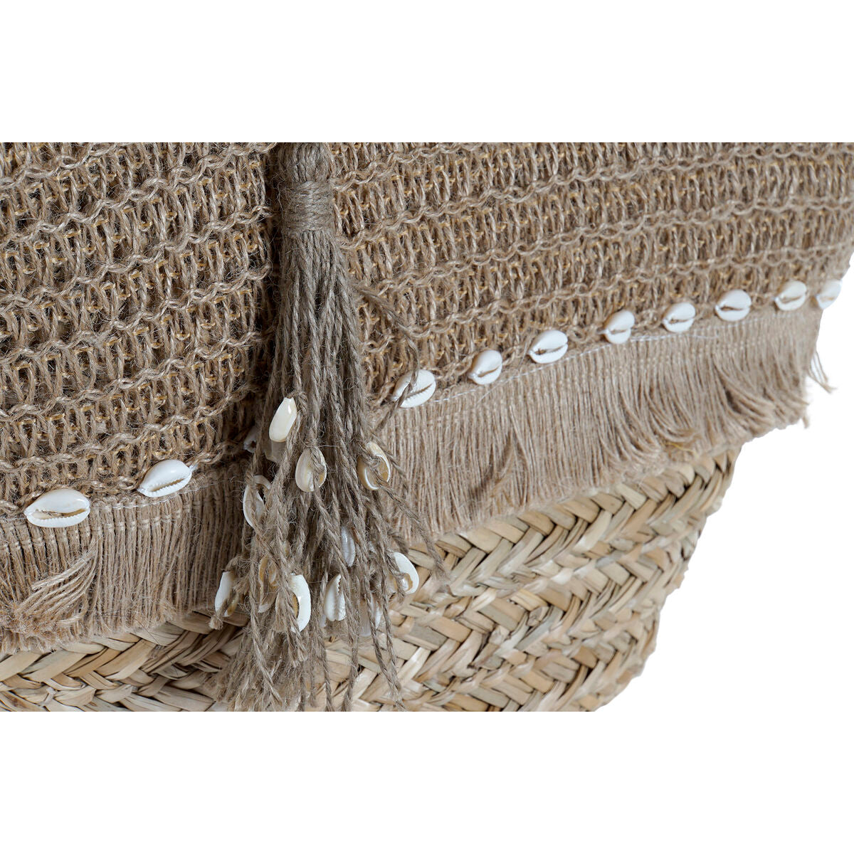 Rantalaukku DKD Home Decor 53 x 15 x 51,5 cm Luonnollinen Meriruoho