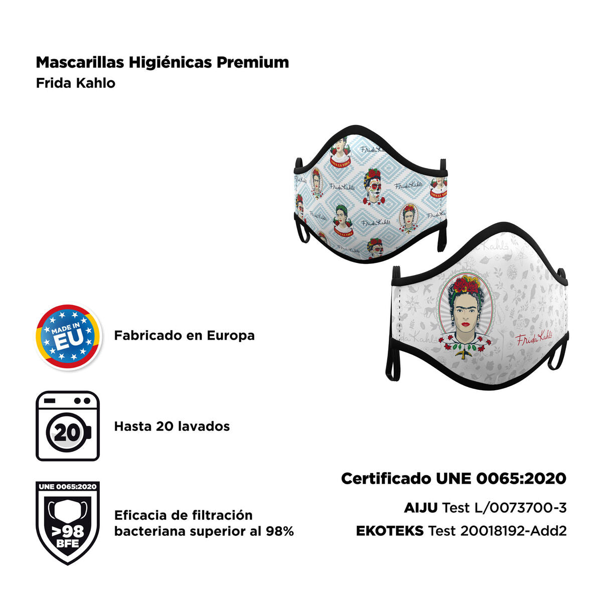 Hygieeninen kasvosuojain My Other Me 2 osaa Frida Kahlo