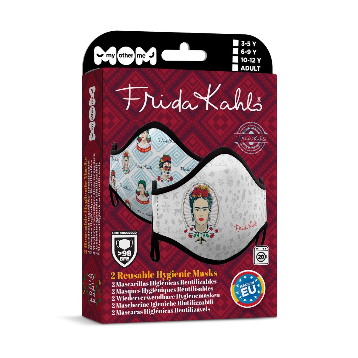Hygieeninen kasvosuojain My Other Me 2 osaa Frida Kahlo