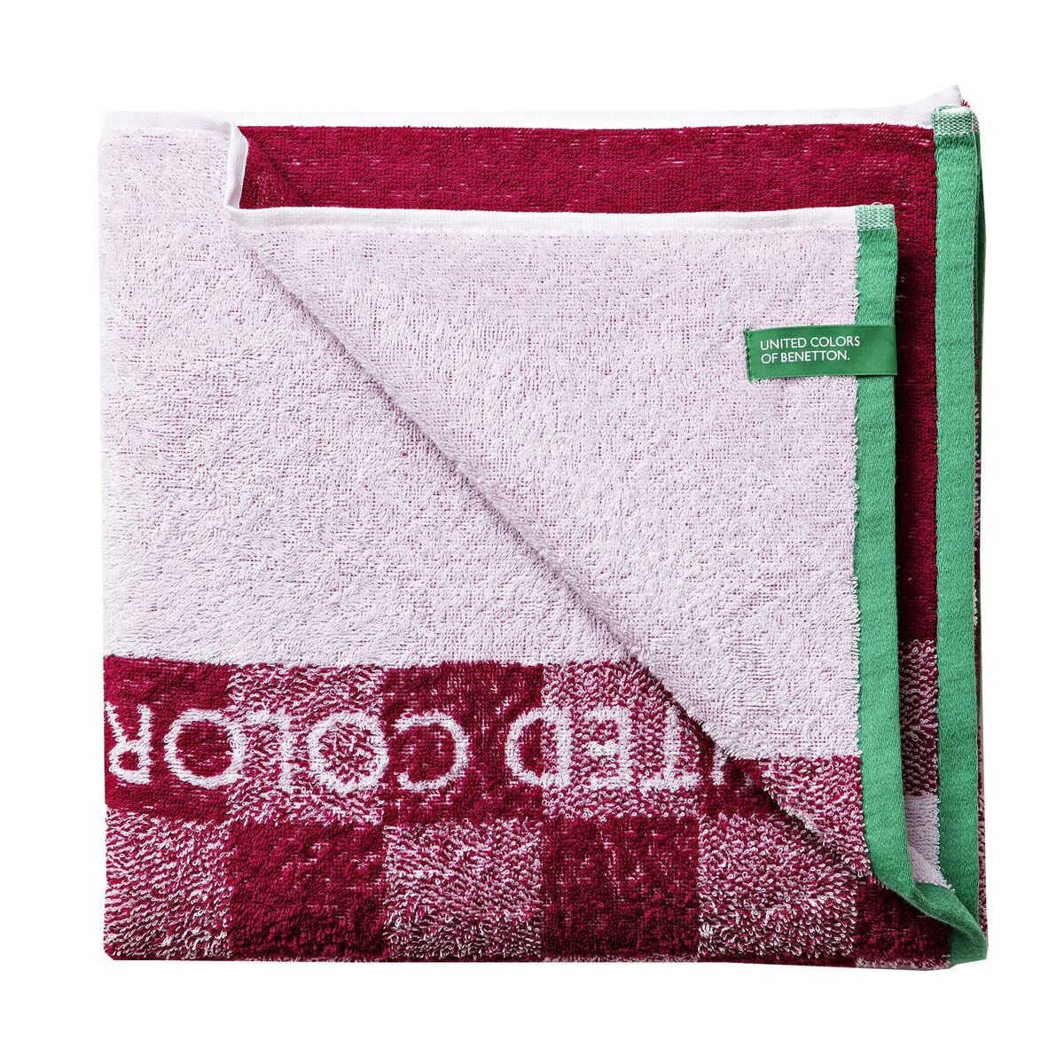 Rantapyyhe Benetton Kids 140 x 70 cm Punainen