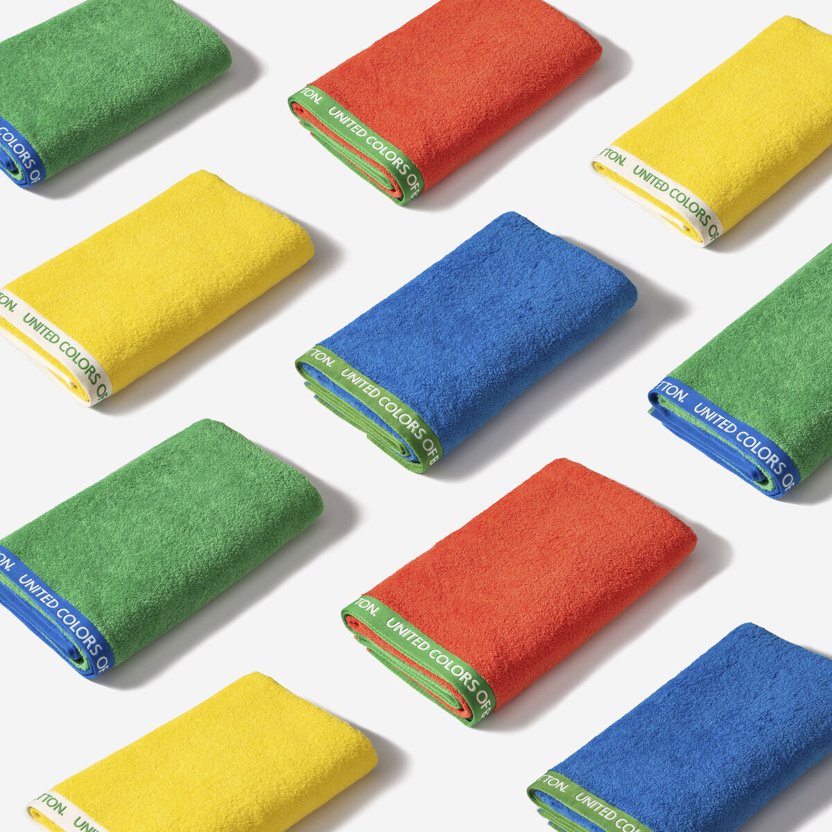 Rantapyyhe Benetton RAINBOW BE Vihreä 90 x 160 cm (OEKO-TEX)