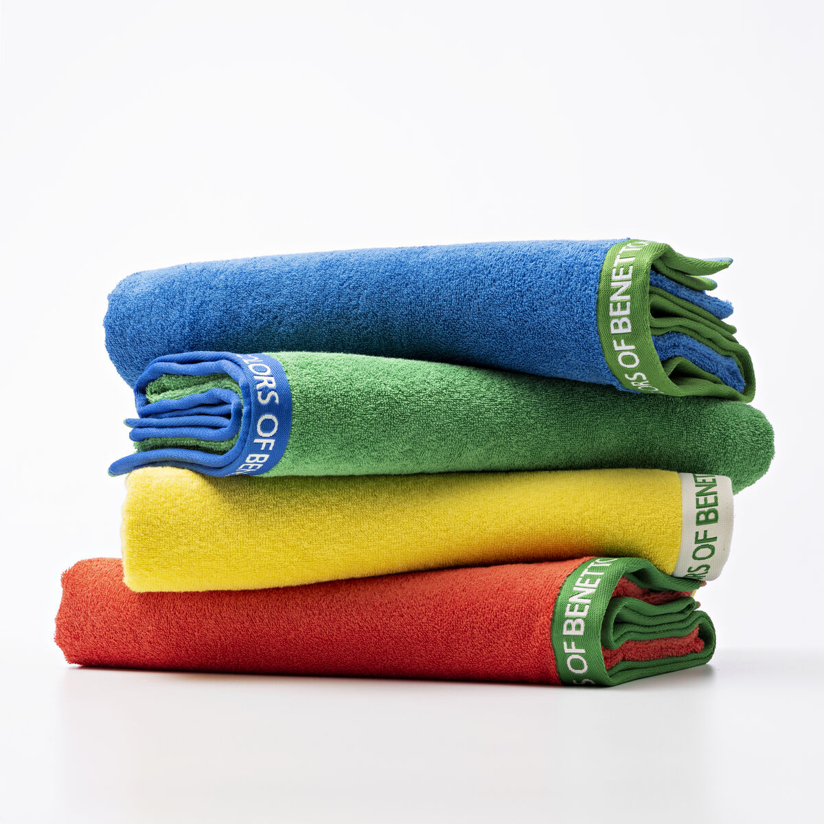 Rantapyyhe Benetton RAINBOW BE Vihreä 90 x 160 cm (OEKO-TEX)