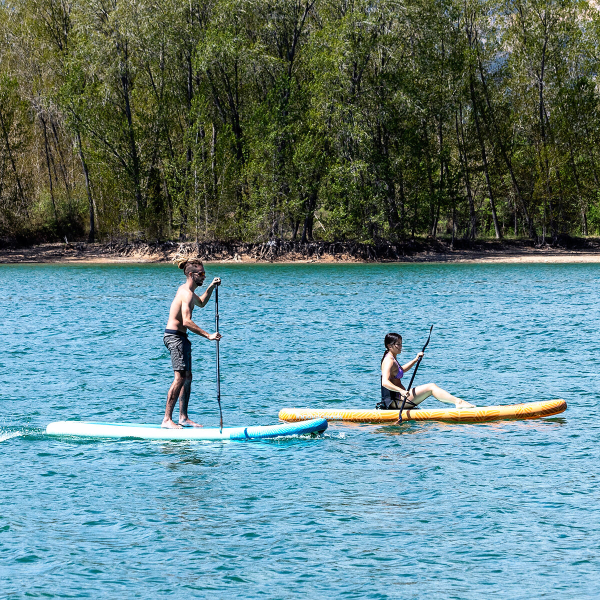 2-in-1 Ilmatäytteinen Paddle Surf Board Istuimella ja Tarvikkeilla Siros InnovaGoods 10'5" 320 cm