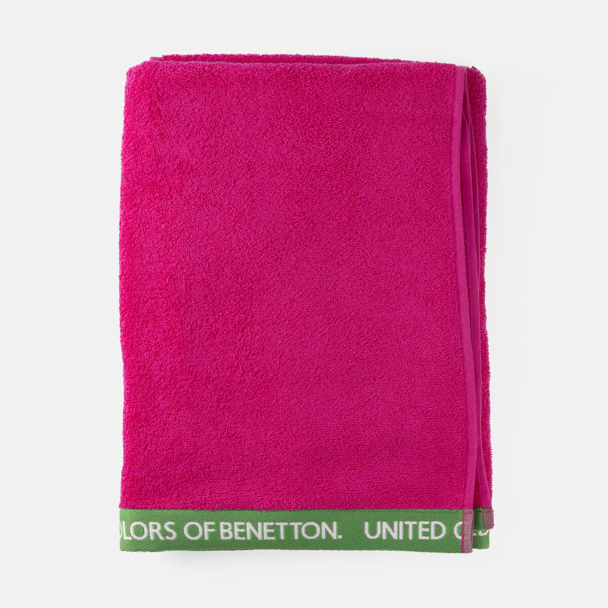 Rantapyyhe Benetton BE NO VELOUR 90 x 160 cm Fuksia 100% puuvillaa