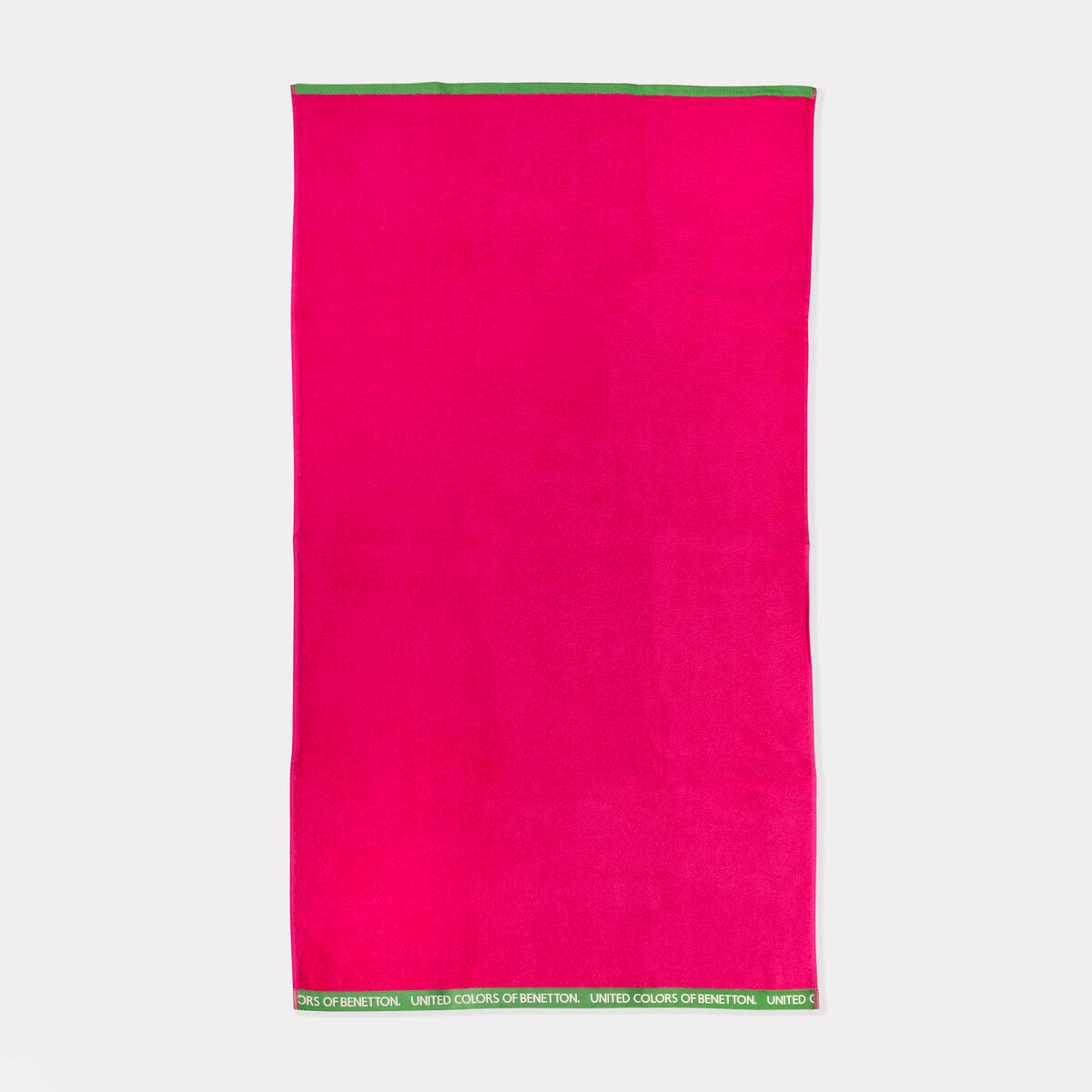 Rantapyyhe Benetton BE NO VELOUR 90 x 160 cm Fuksia 100% puuvillaa