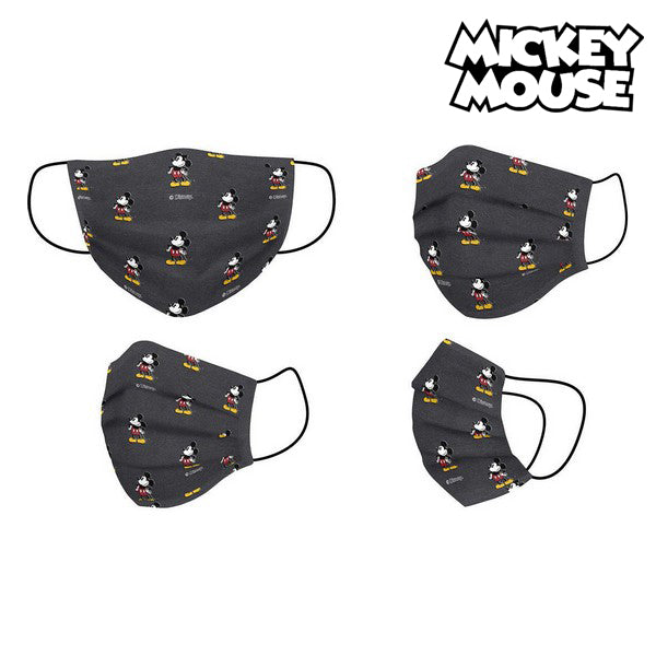 Hygieeninen kasvosuojain Mickey Mouse Lasten Musta