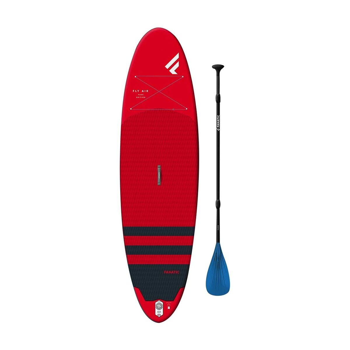 Ilmatäytteinen Paddle Surf Board Tarvikkeilla Fanatic Air Air/Pure Fanatic 9´8 Punainen