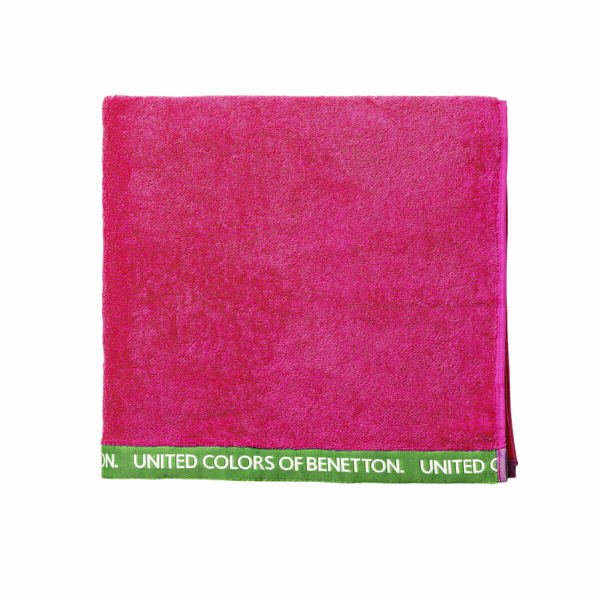 Rantapyyhe Benetton BE NO VELOUR 90 x 160 cm Fuksia 100% puuvillaa