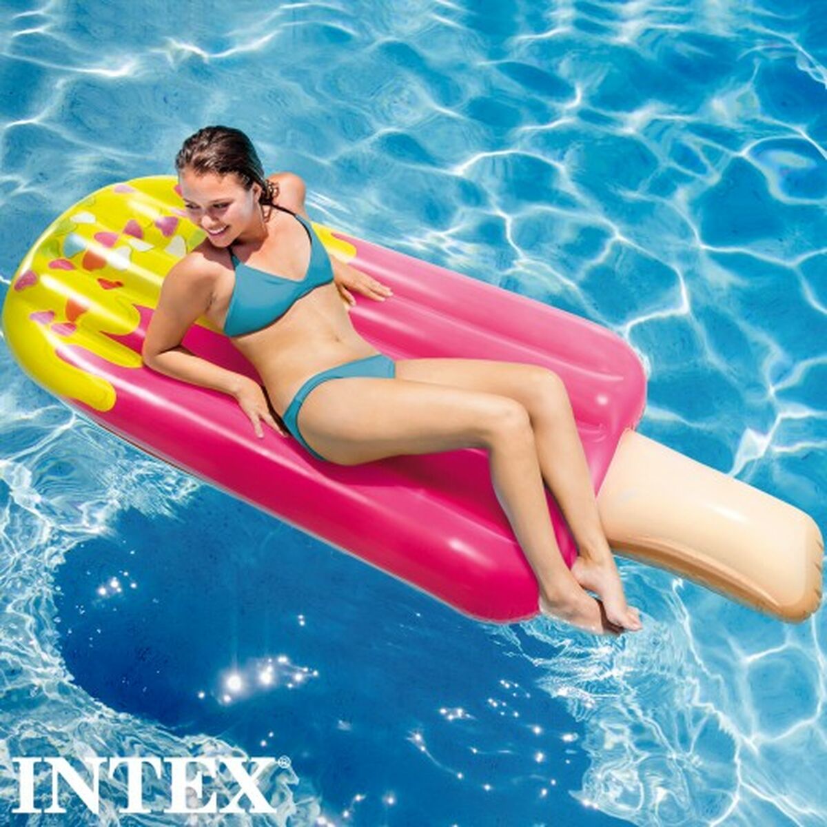 Ilmapatja Intex Intex_228800 Jäätelö 76 x 20 x 191 cm