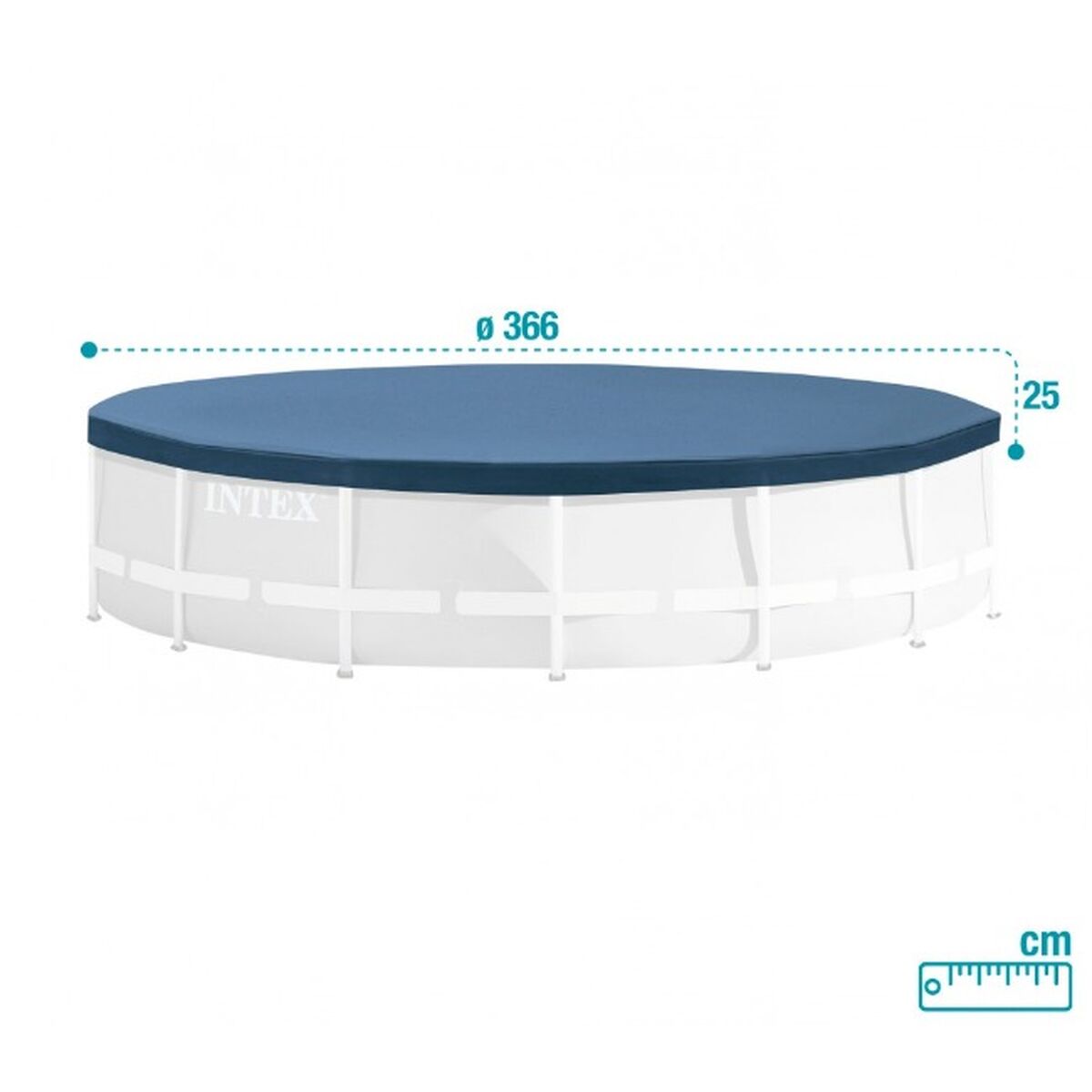 Uima-altaan suojus Intex 28031 366 x 25 x 366 cm