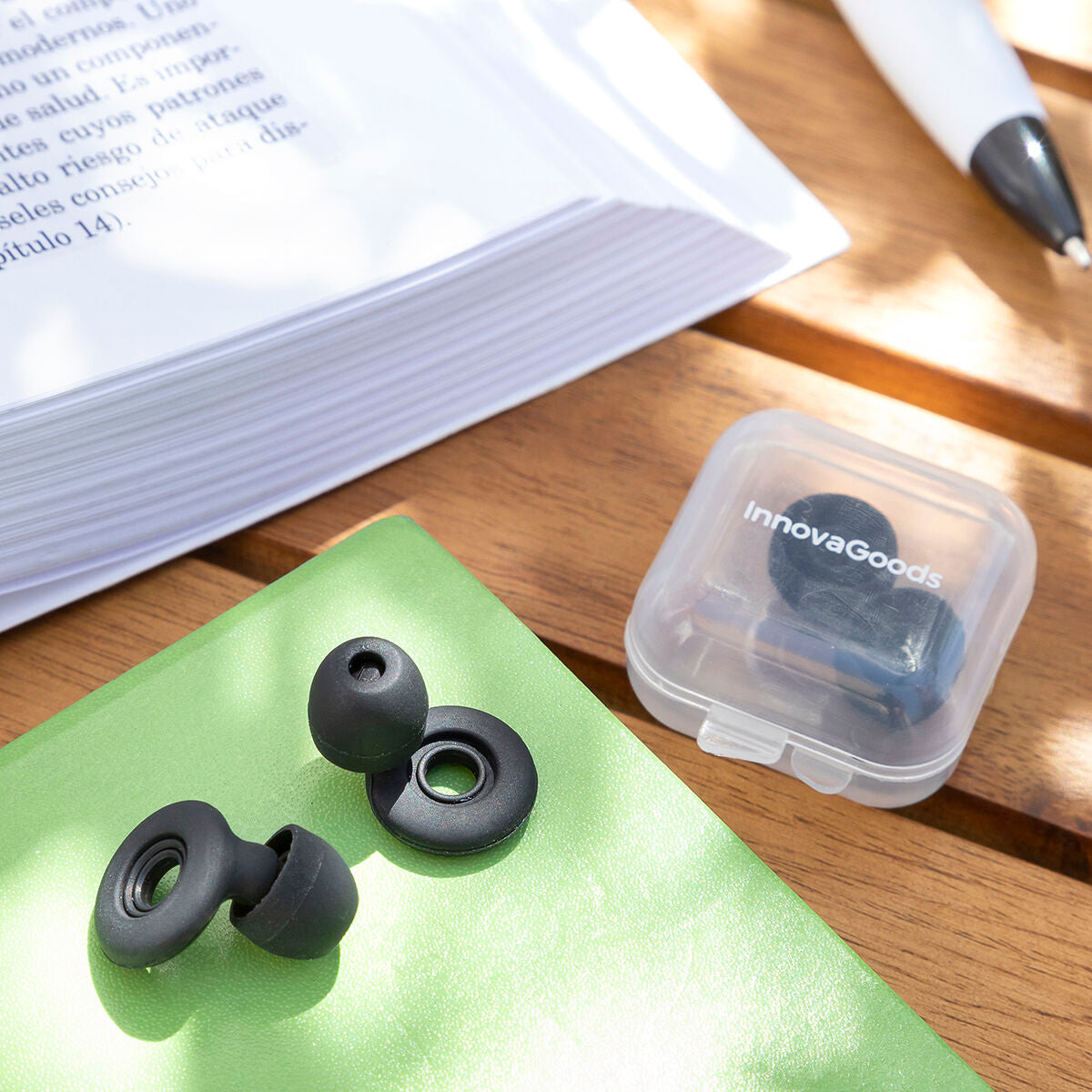 Melua Vaimentavat Nappikuulokkeet Calg InnovaGoods