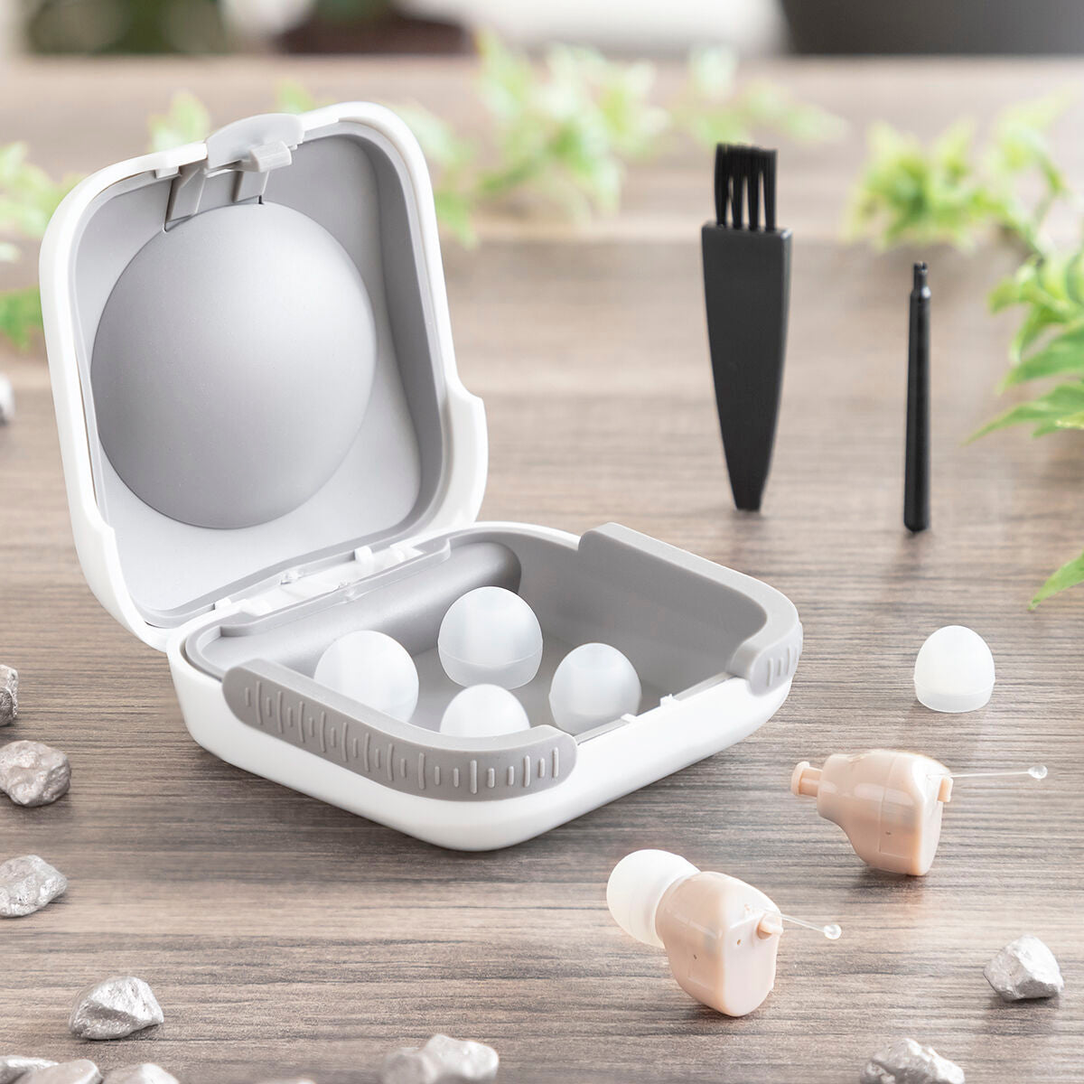 Korvan Kuulolaitteet Tarvikkeilla Hearzy InnovaGoods 2 osaa