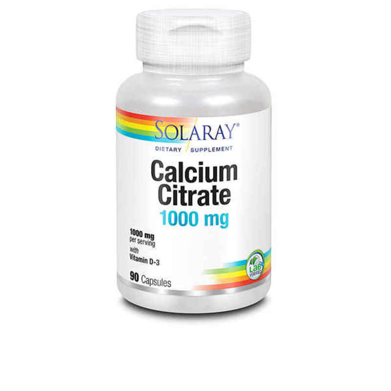 Kalsiumsitraatti ja D3-vitamiinia Solaray (90 uds)