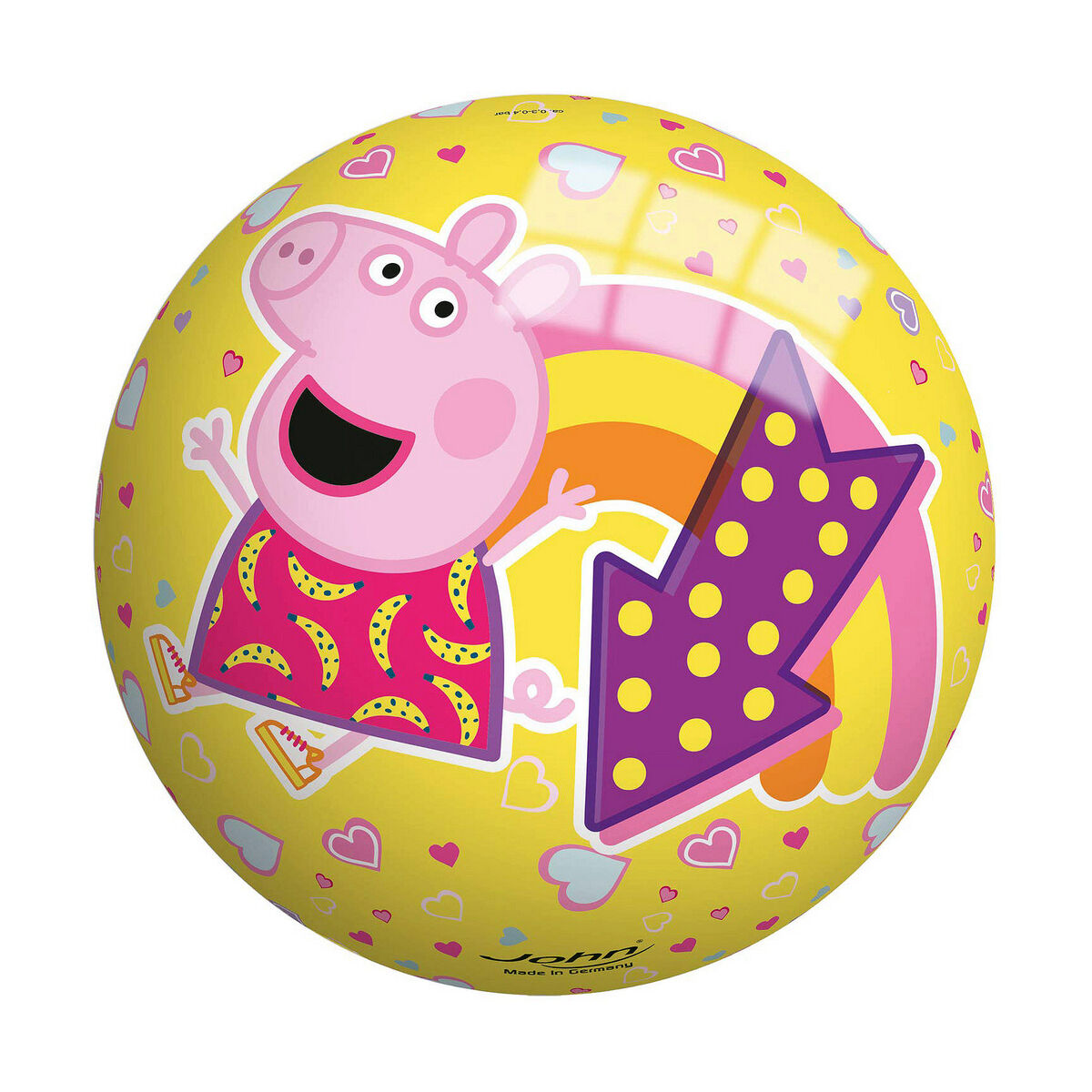 Pallo Peppa Pig Keltainen PVC