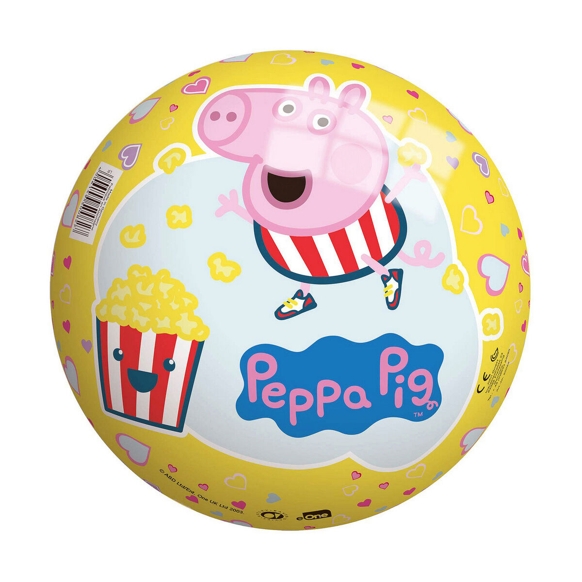 Pallo Peppa Pig Keltainen PVC