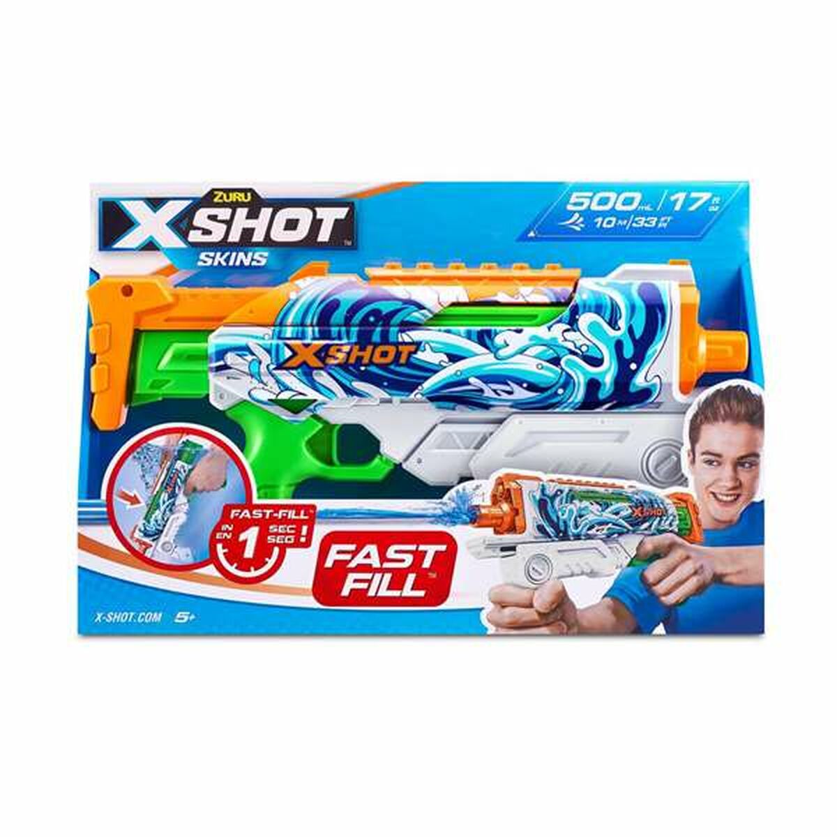 Vesipistooli X-Shot Skins Hyperload Fast-Fill 34 x 17 x 6 cm