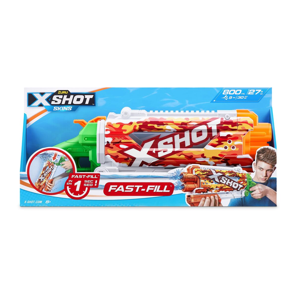 Vesipistooli Zuru X-Shot Skins Pump Action Fast-Fill 49 x 18 x 6 cm