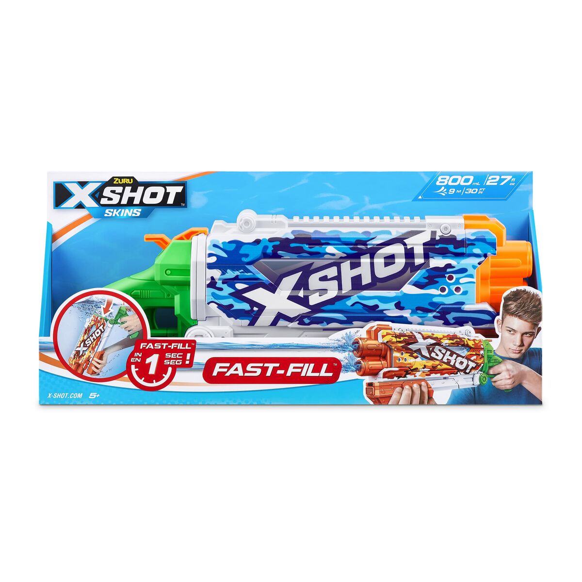 Vesipistooli Zuru X-Shot Skins Pump Action Fast-Fill 49 x 18 x 6 cm