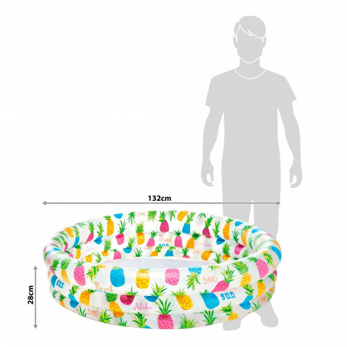 Lasten allas   Intex         248 L 132 x 28 x 132 cm