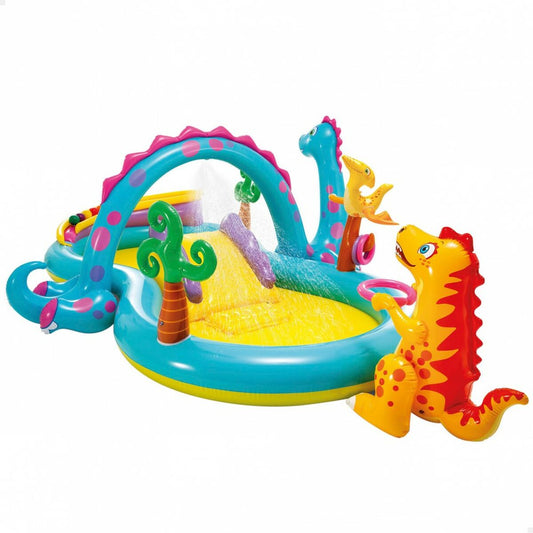Puhallettava lasten kahluuallas Intex   Dinosaurukset Leikkiteline 302 x 112 x 229 cm 280 L