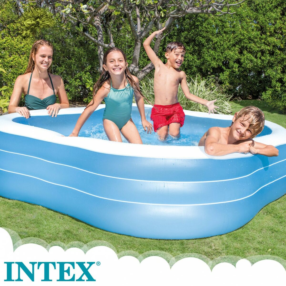 Puhallettava allas   Intex 57495NP         1250 L 229 x 56 x 229 cm