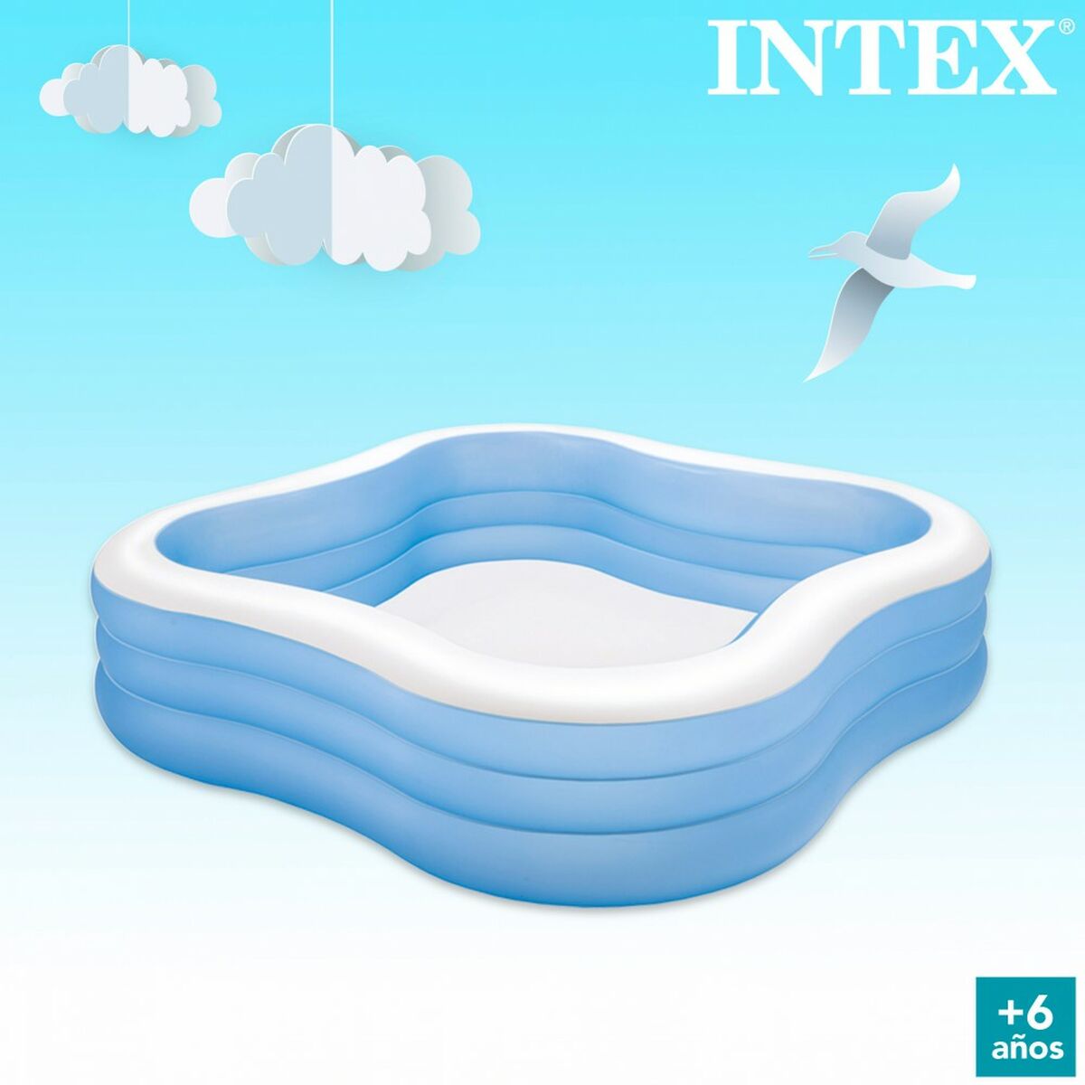 Puhallettava allas   Intex 57495NP         1250 L 229 x 56 x 229 cm