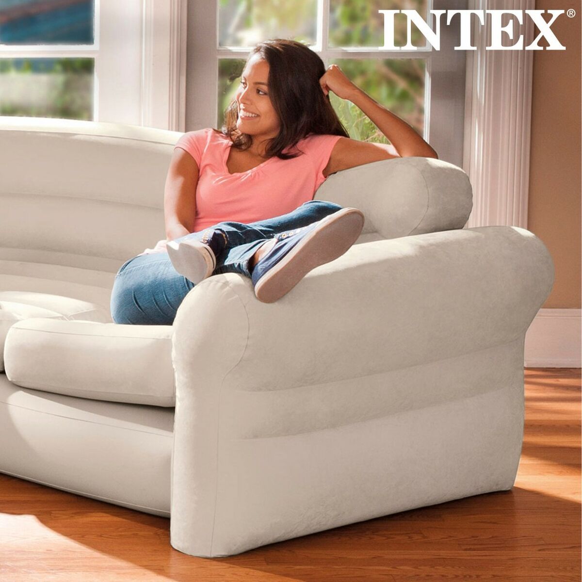 Puhallettava sohva Intex Kulmakaappi 257 x 76 x 203 cm
