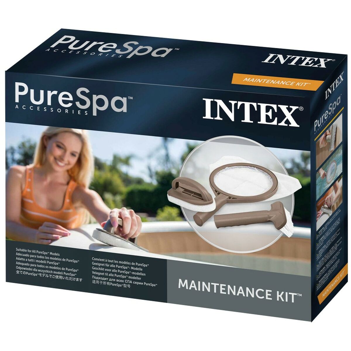 Uima-altaan huoltosetti Intex 28004         37 x 21 x 23 cm