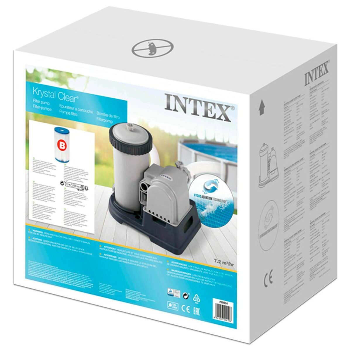 Uima-altaan käsittelylaite Intex 28634 9463 L/H